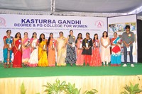 Manasuku Nachindi Movie Team at Kasturba Gandhi College